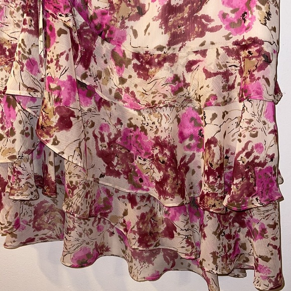 🌹NWT:Samuel Dong Floral Pink Maxi Skirt - Picture 8 of 10